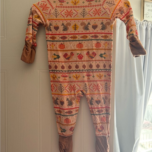 Little Sleepies Autumn Forest Kids One Piece - Picture 2 of 3